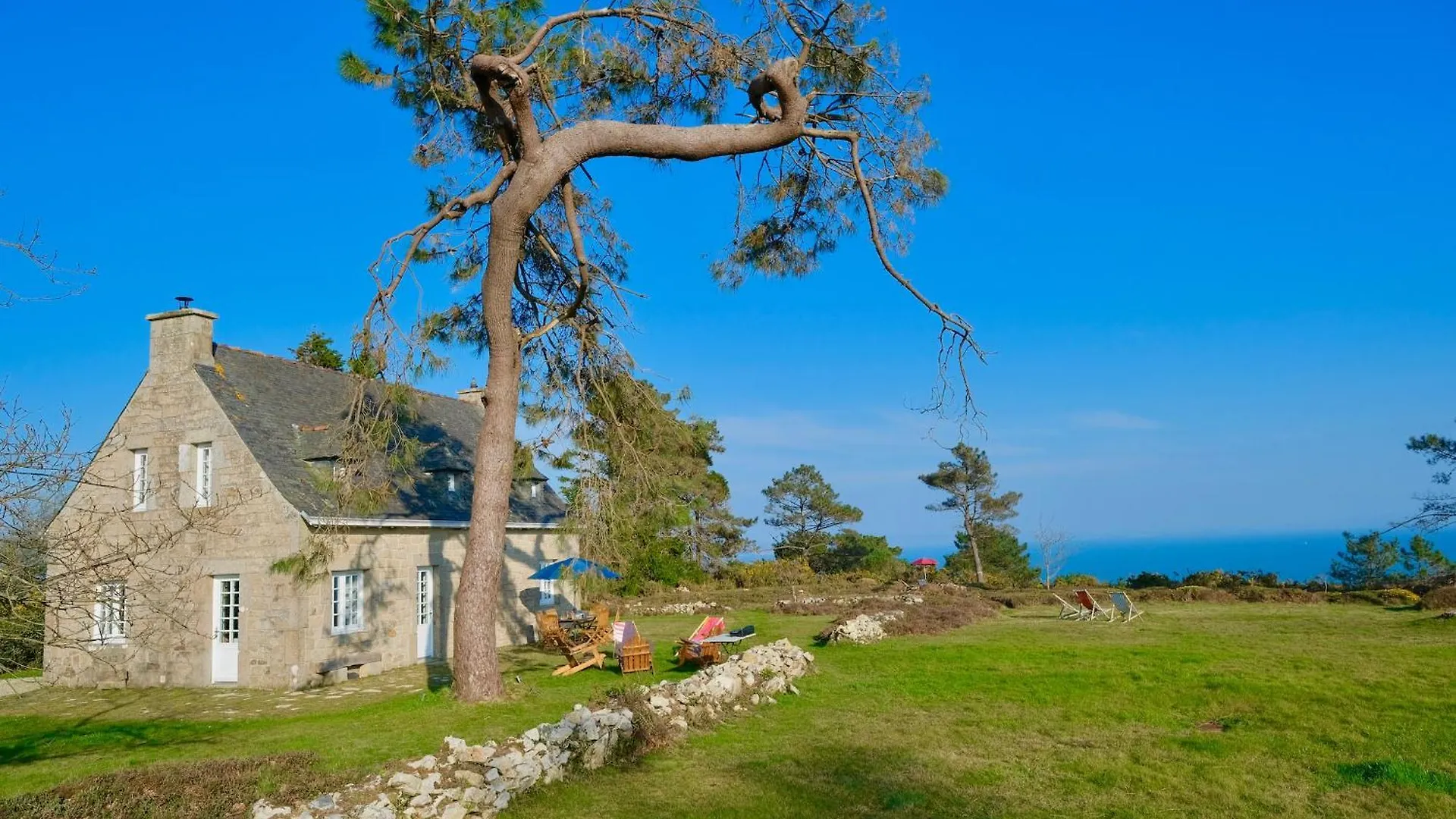 Villa Ile Vierge-Crozon, Nature, Mer, Site Classe 0*, Crozon France